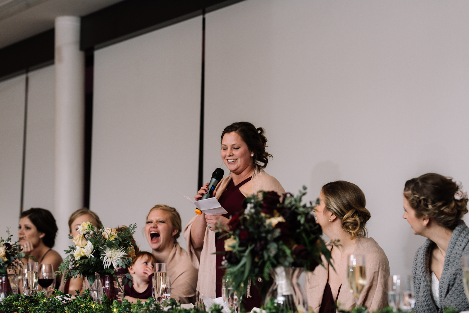 bridesmaid speech eastbank wedding venue