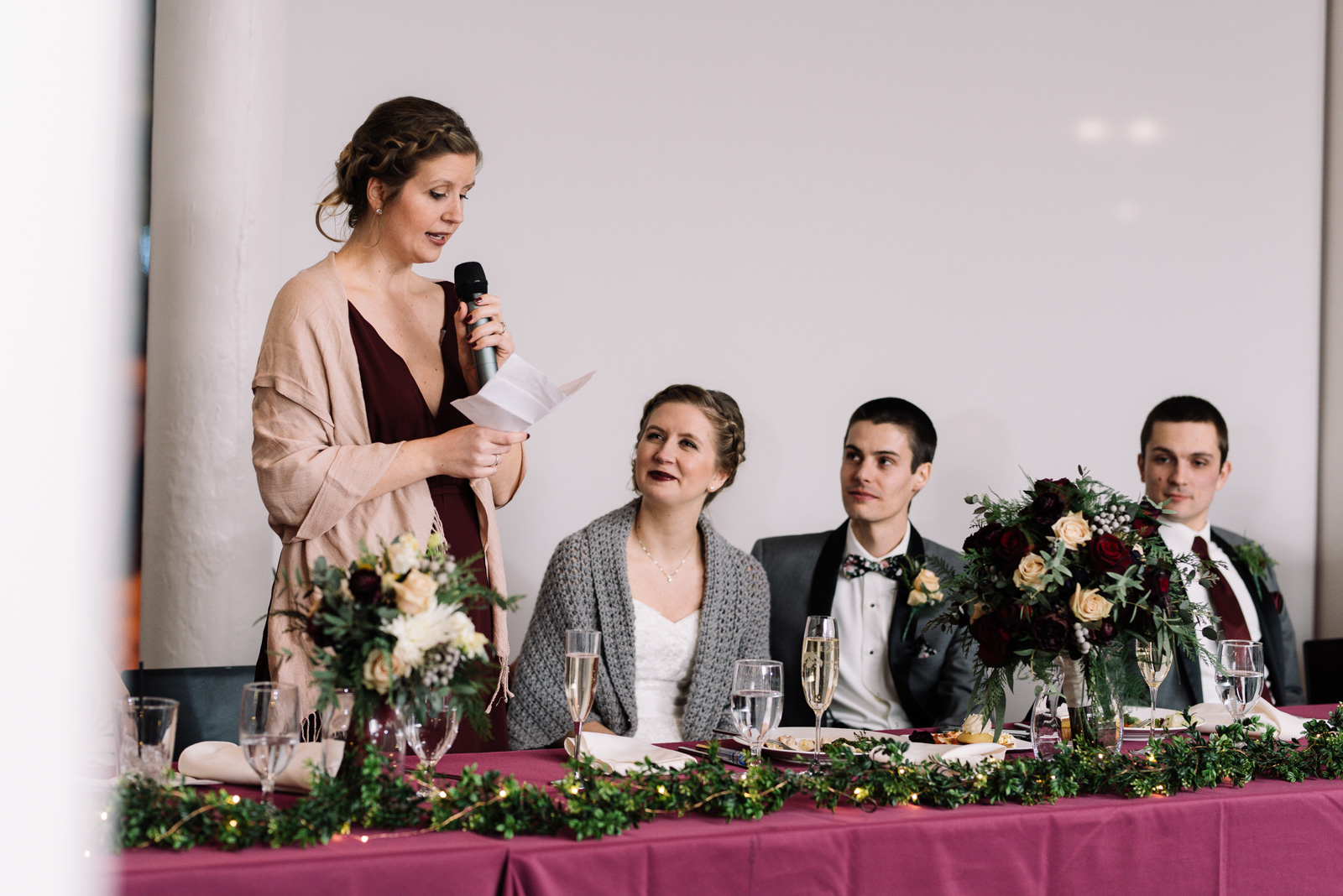 maid of honor speech eastbank wedding venue