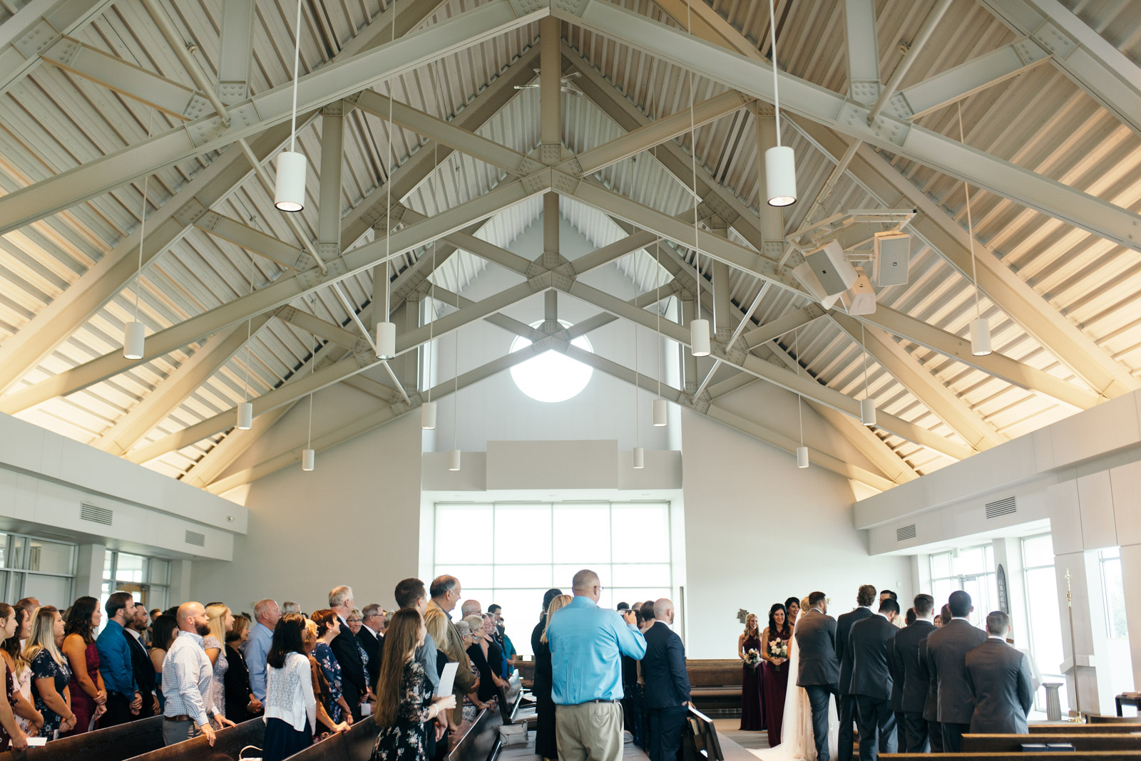 St. John XXIII Parish Sanctuary wedding ceremony