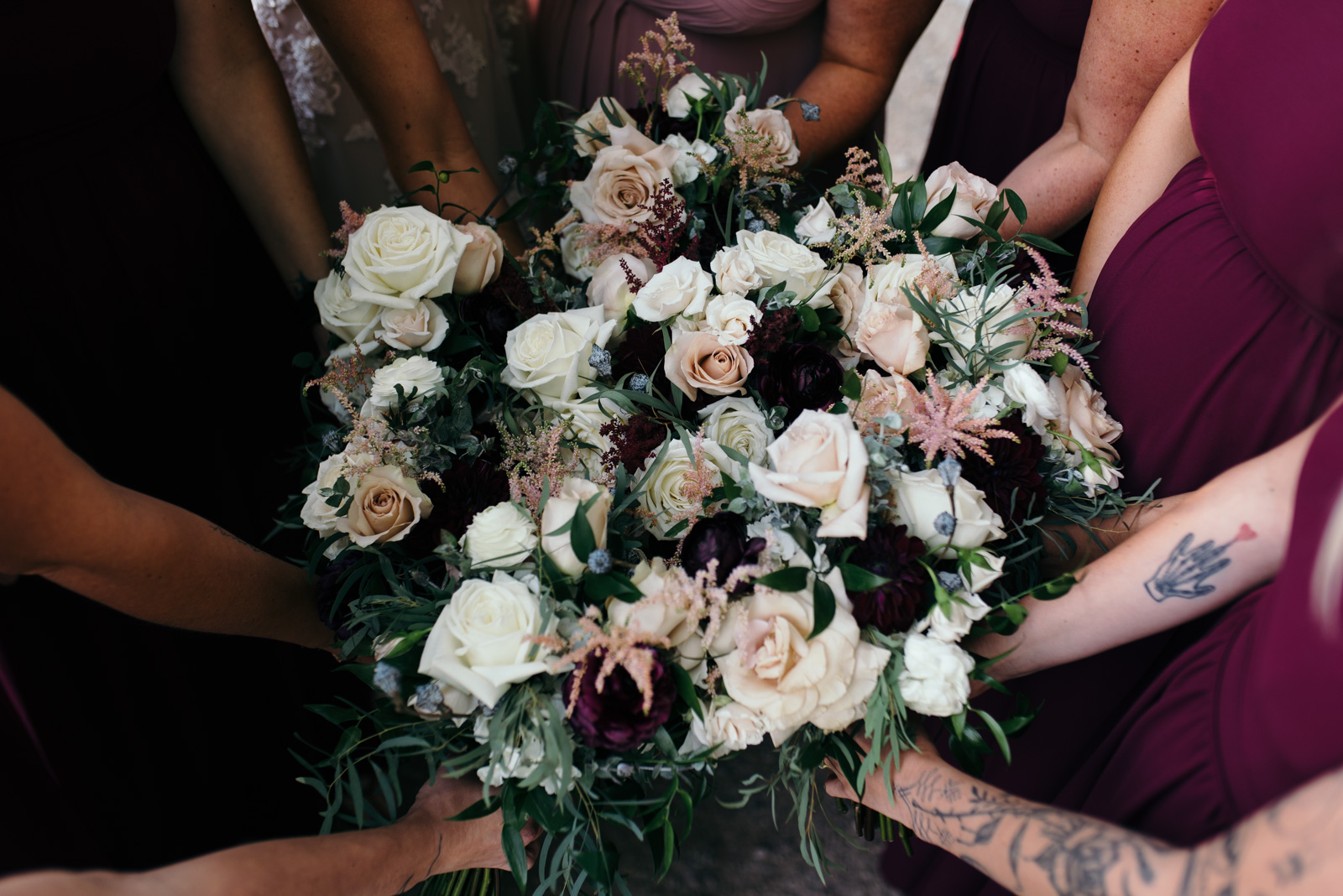 September wedding bridal bouquets