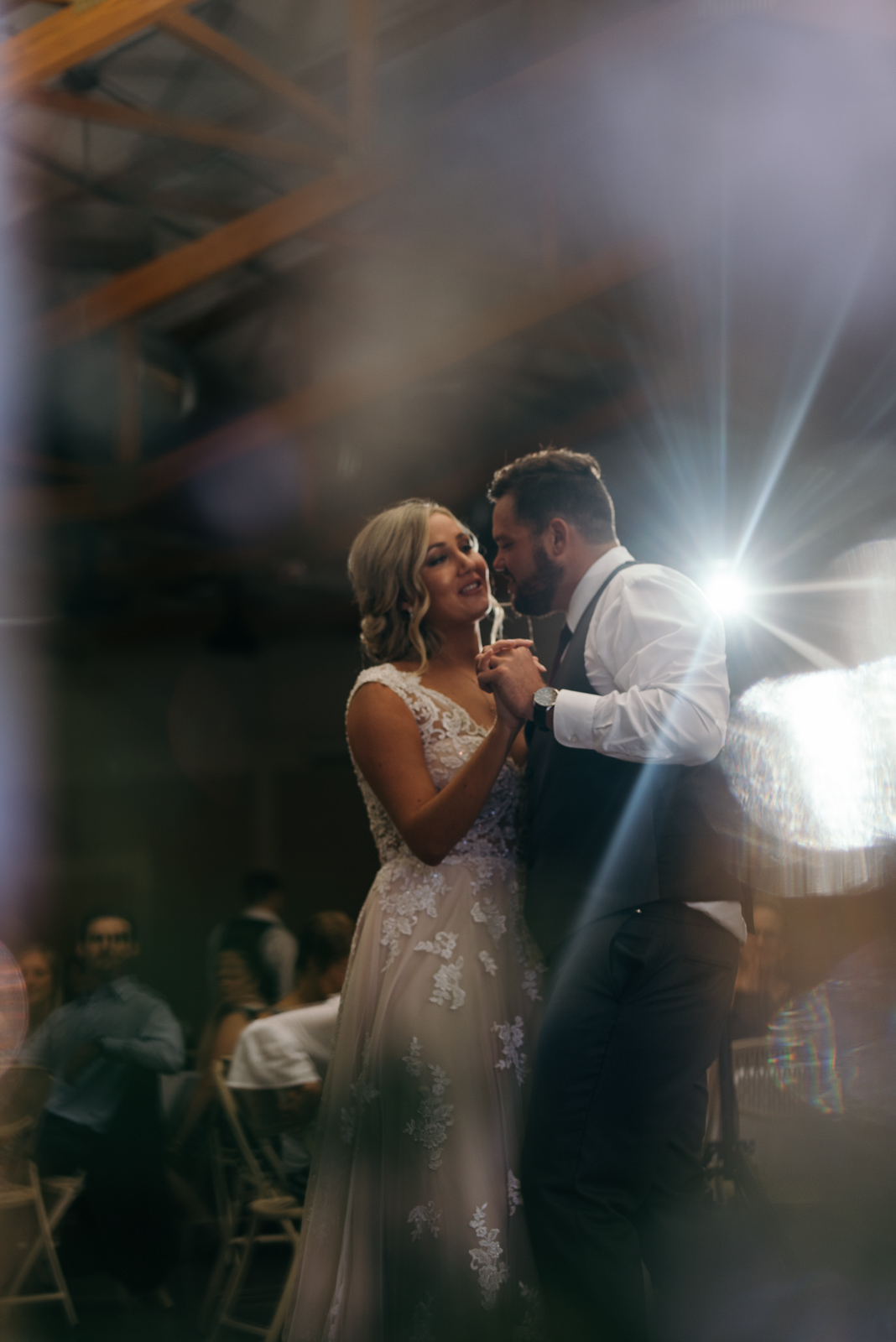 first dance Ushers Ferry Historic Village wedding venue