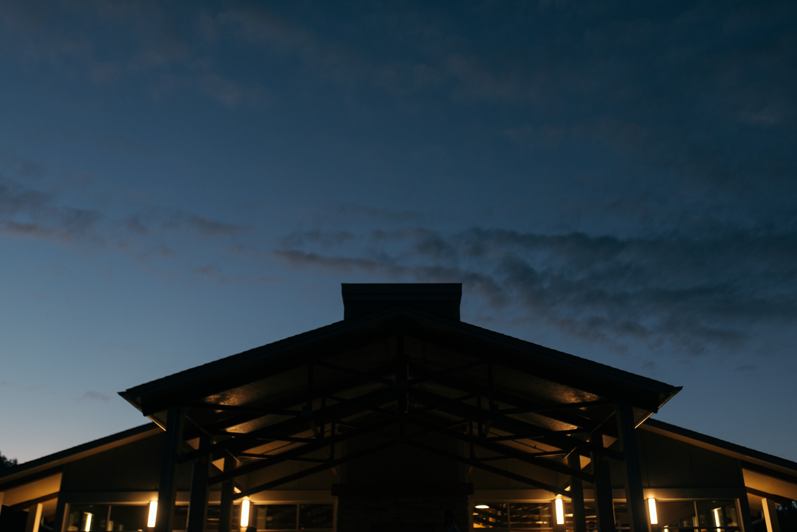 Ushers Ferry Historic Village wedding venue sunset