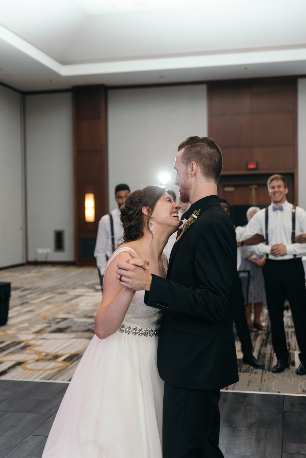 first dance Coralville Marriott Hotel wedding reception