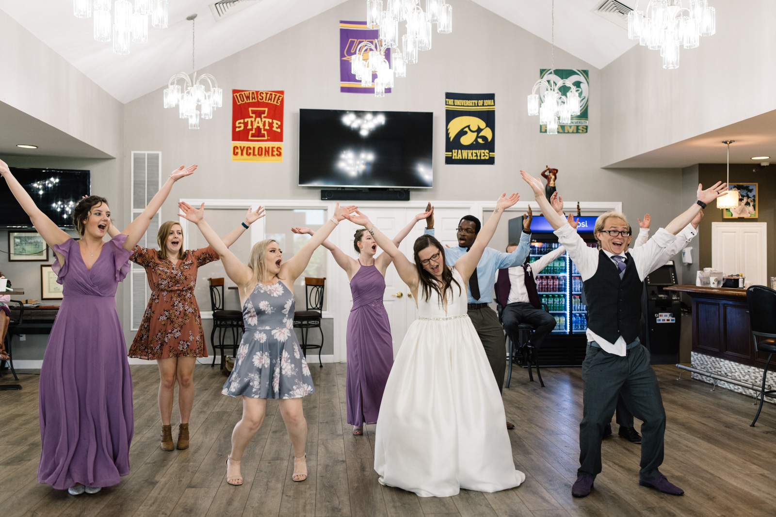 dancing at fox ridge golf course wedding reception