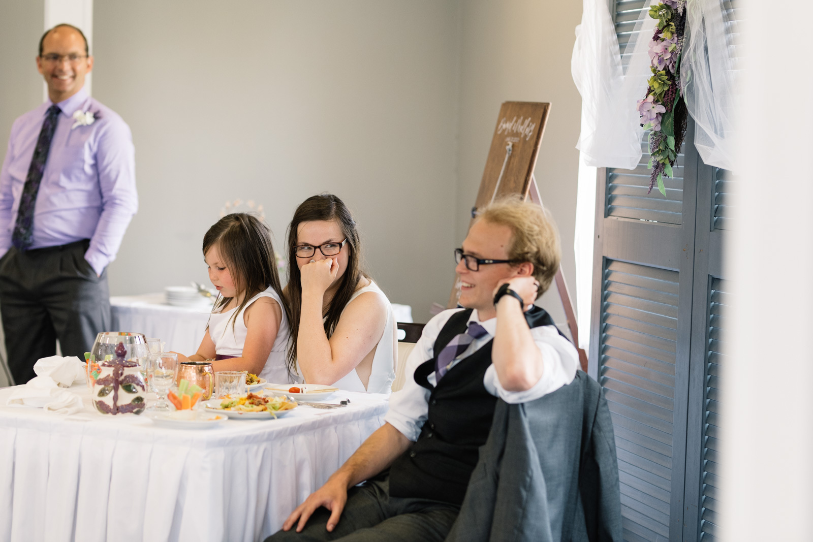 bride and groom fox ridge golf course wedding reception