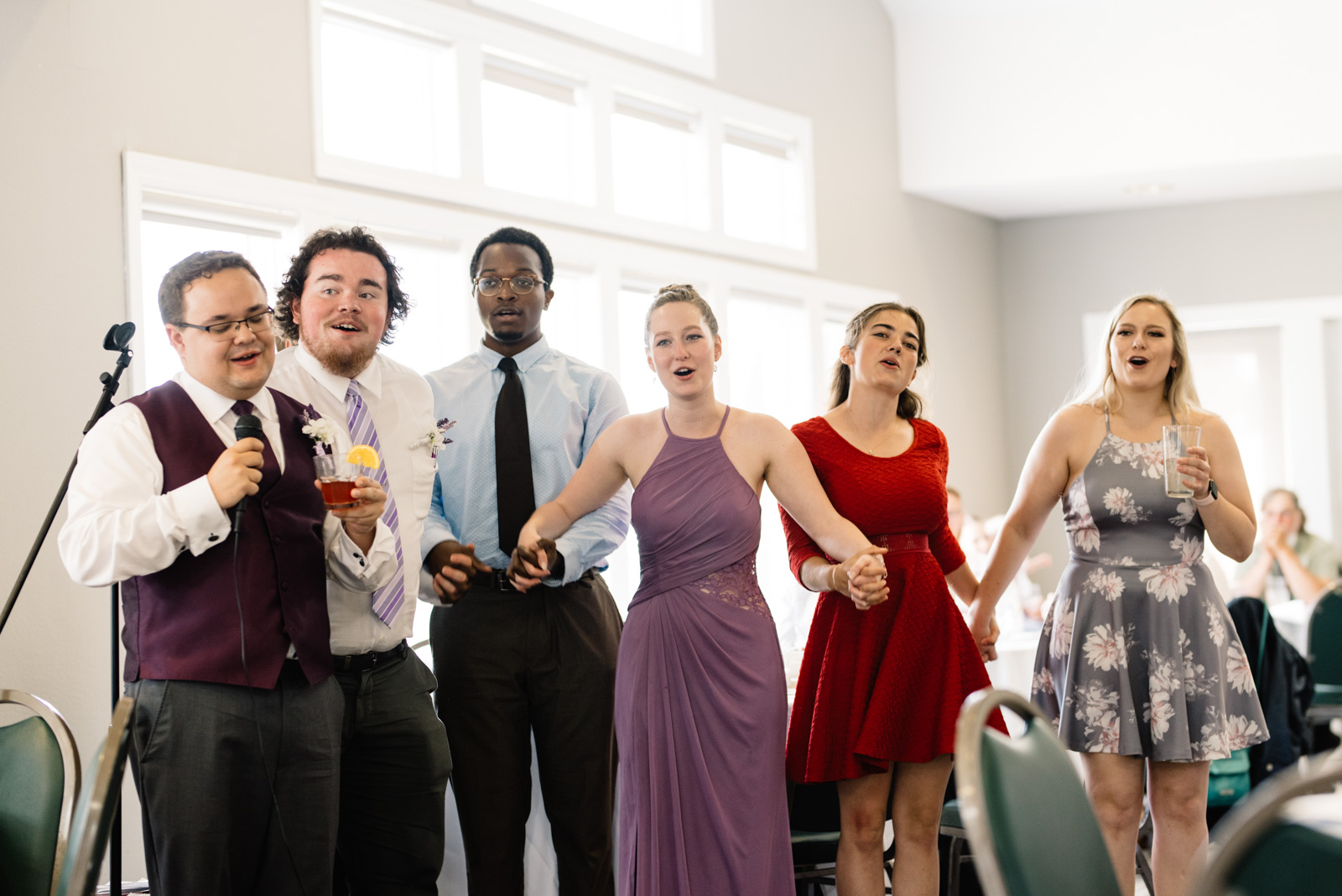 wartburg choir at fox ridge wedding reception