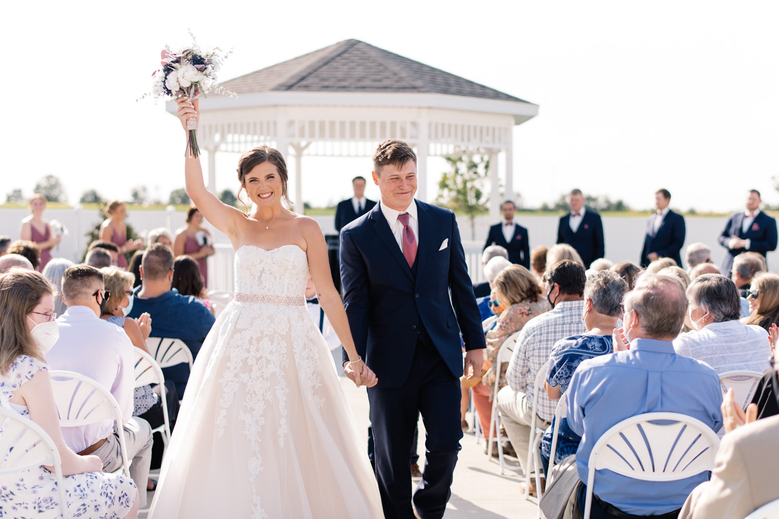 outdoor gazebo wedding ceremony epic event center wedding venue