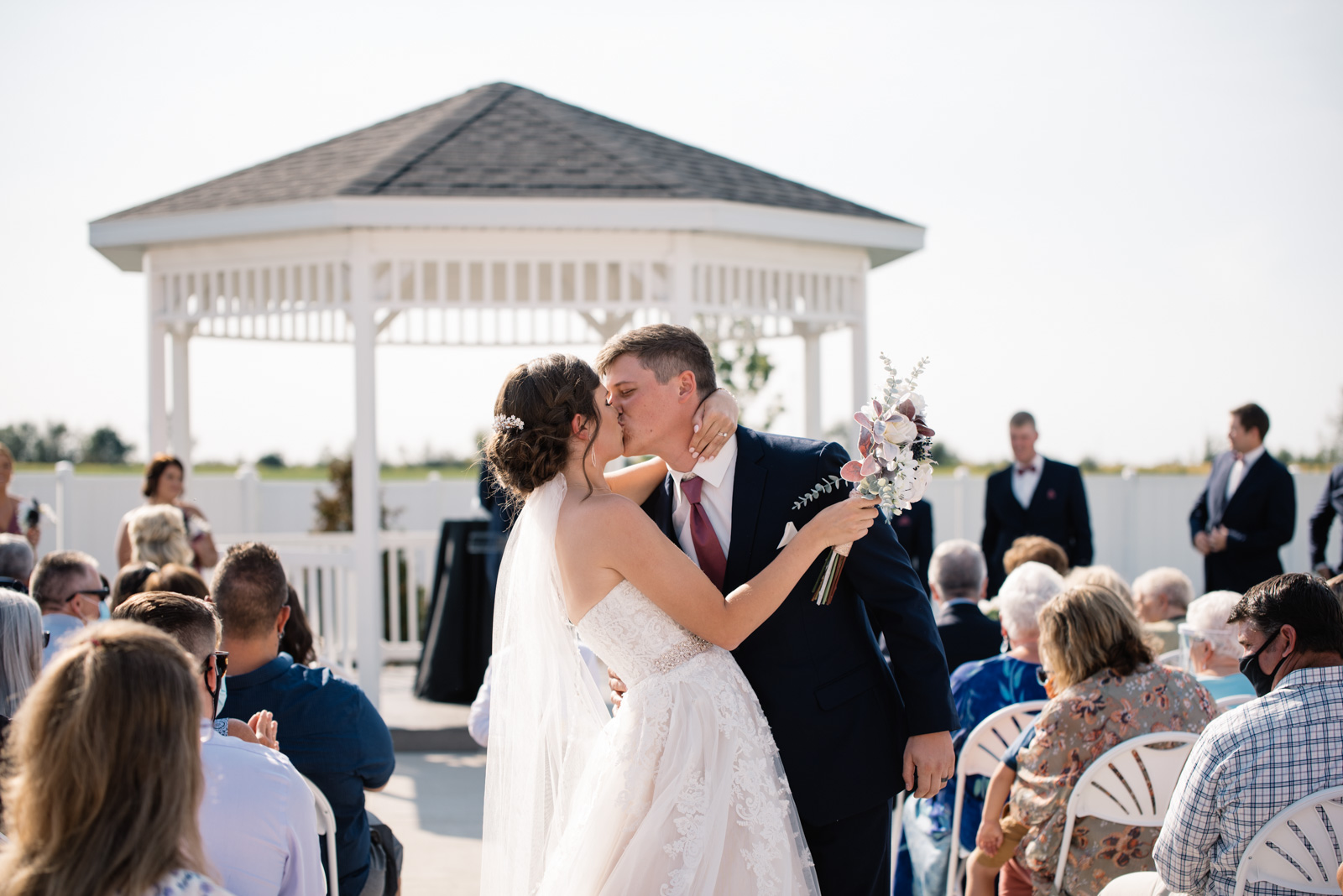 outdoor gazebo wedding ceremony epic event center wedding venue