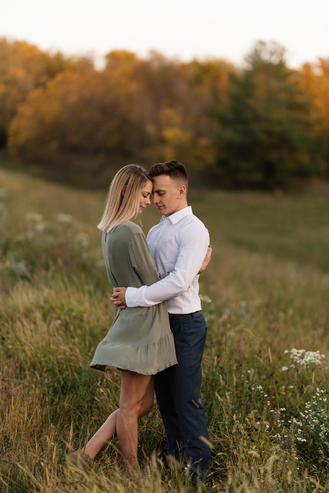 Cedar Rapids Engagement | F.W. Kent Park | Hannah + AJ