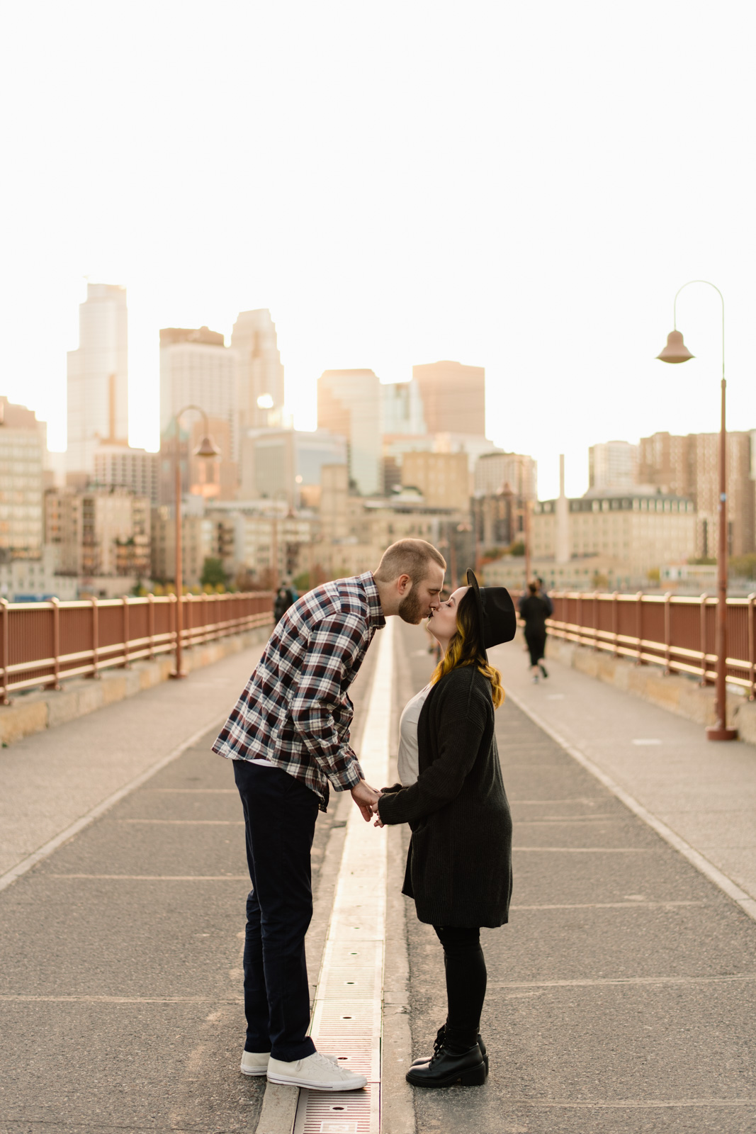 Minneapolis Engagement | Stone Arch Bridge | Jessy and Eric