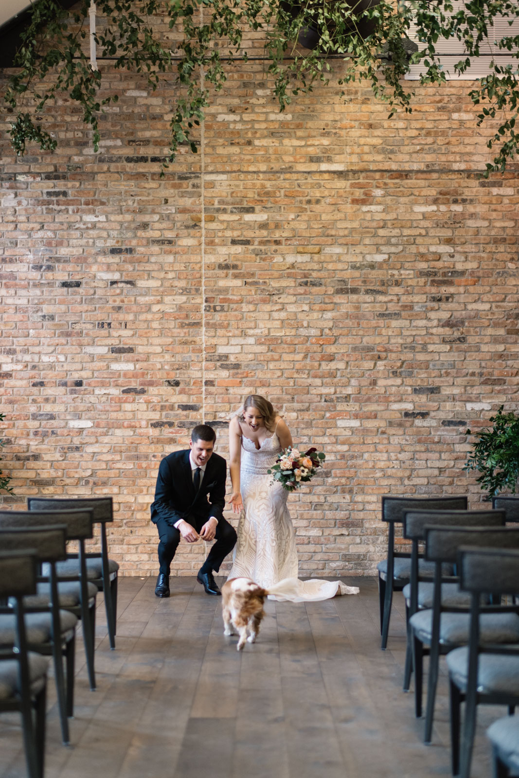 white and green wedding invitation suite