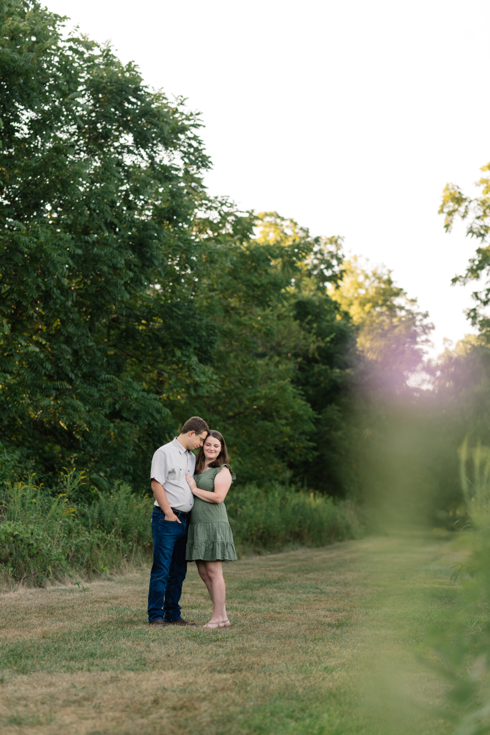 Wanatee Park Cedar Rapids Engagement and Wedding Photographer Abbie and Thomas