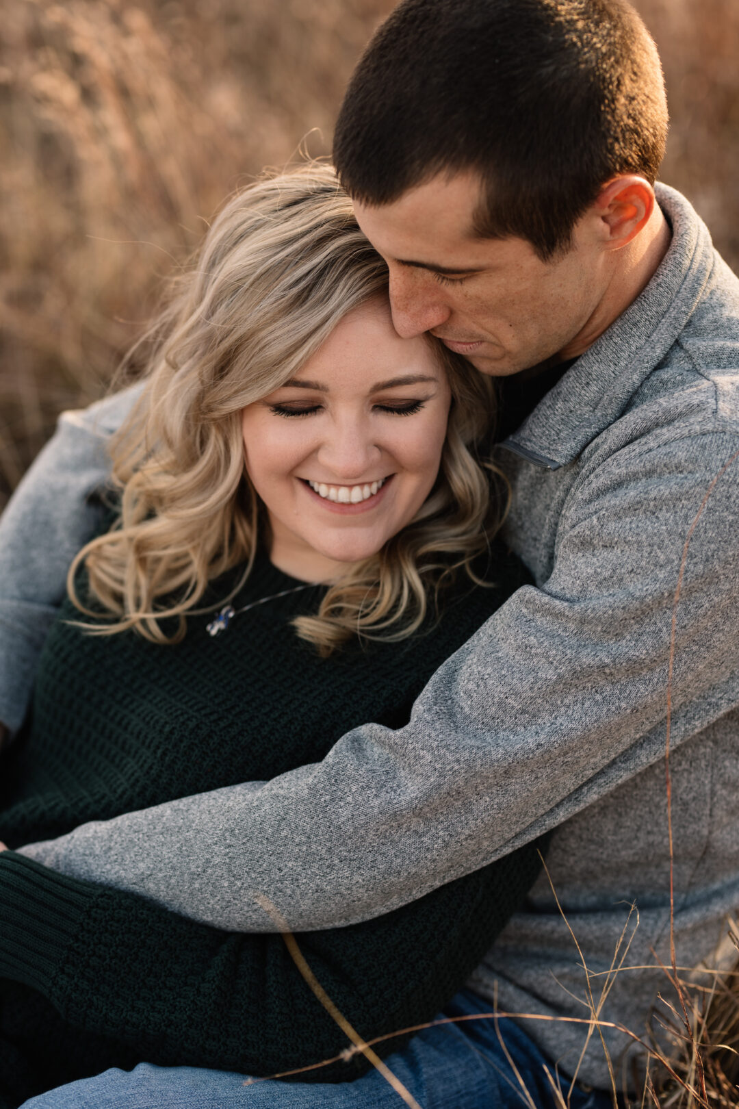 Cedar Rapids Engagement | Rock Island Botanical Preserve + Coe College | Abby + Eric