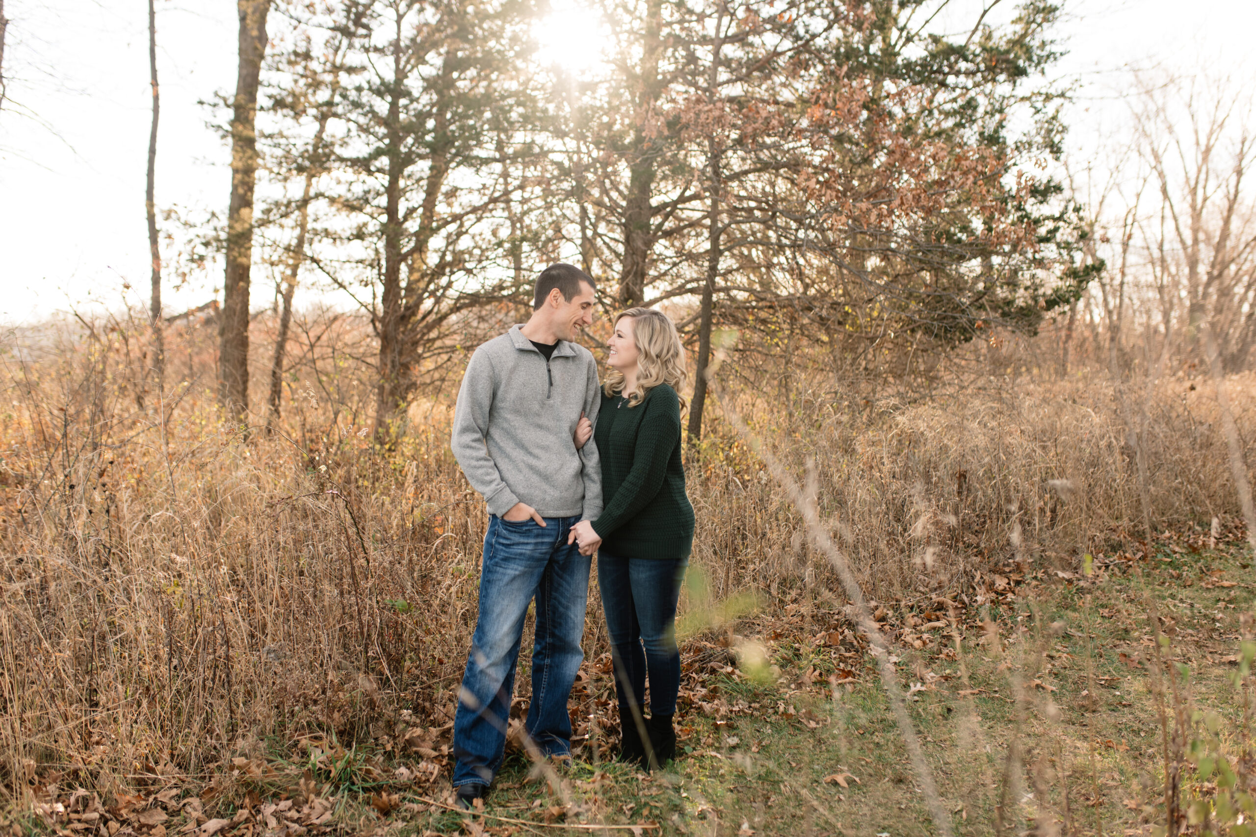 Rock Island Botanical Preserve Cedar Rapids Engagement and Wedding Photography Abby and Erick