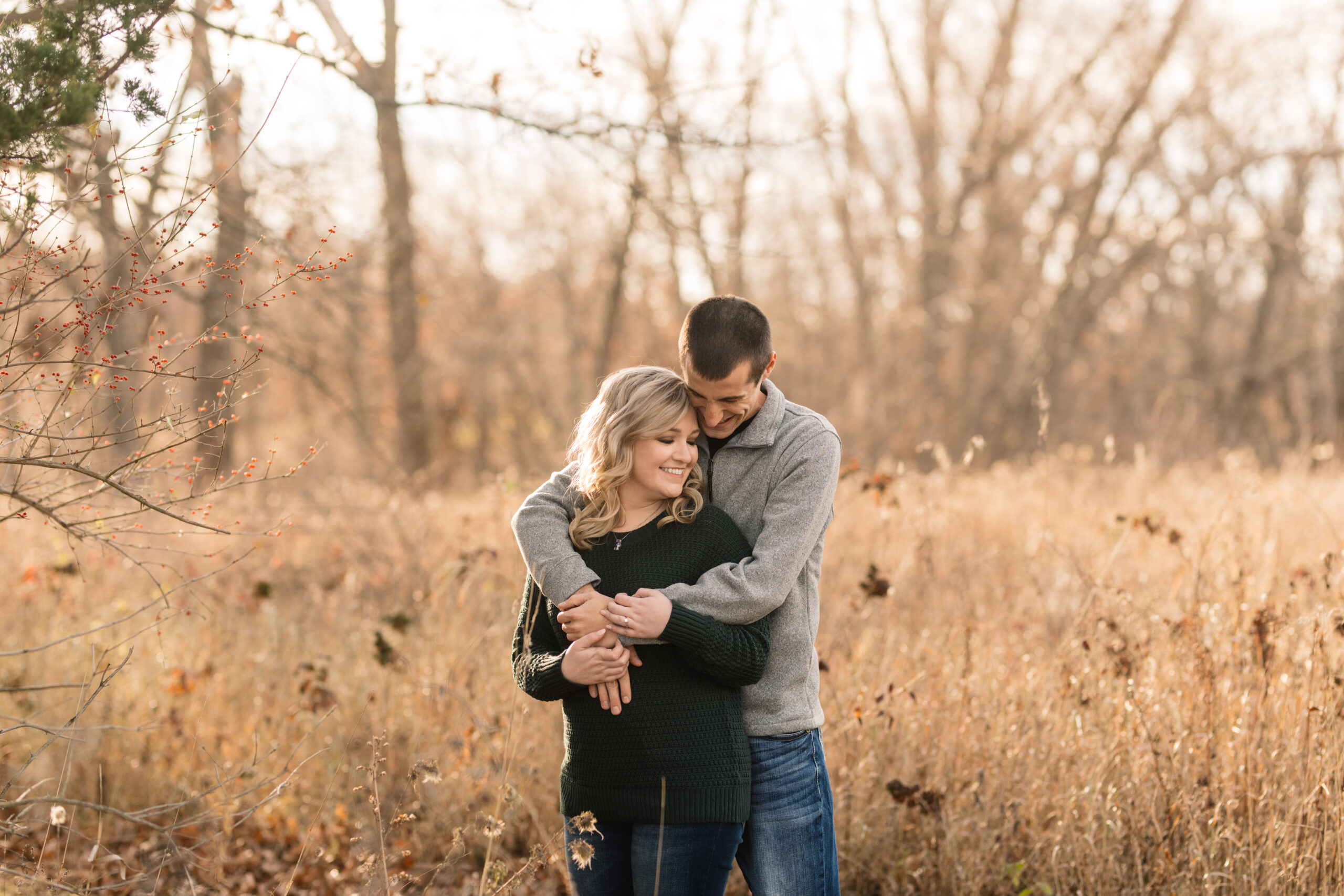 Rock Island Botanical Preserve Cedar Rapids Engagement and Wedding Photography Abby and Erick