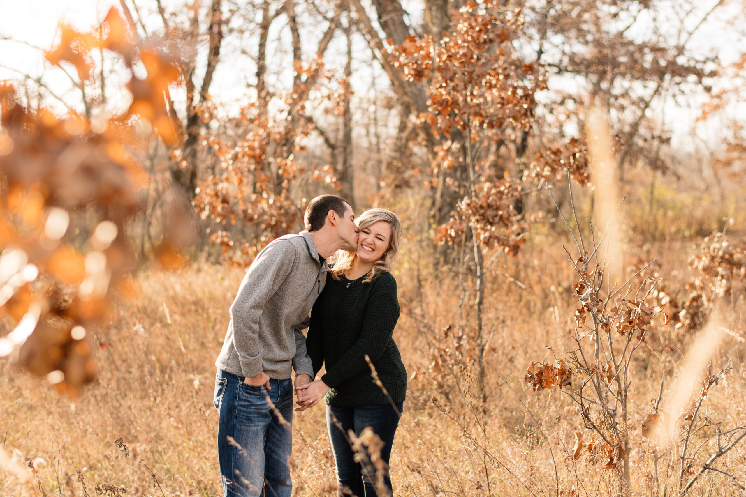 Rock Island Botanical Preserve Cedar Rapids Engagement and Wedding Photography Abby and Erick