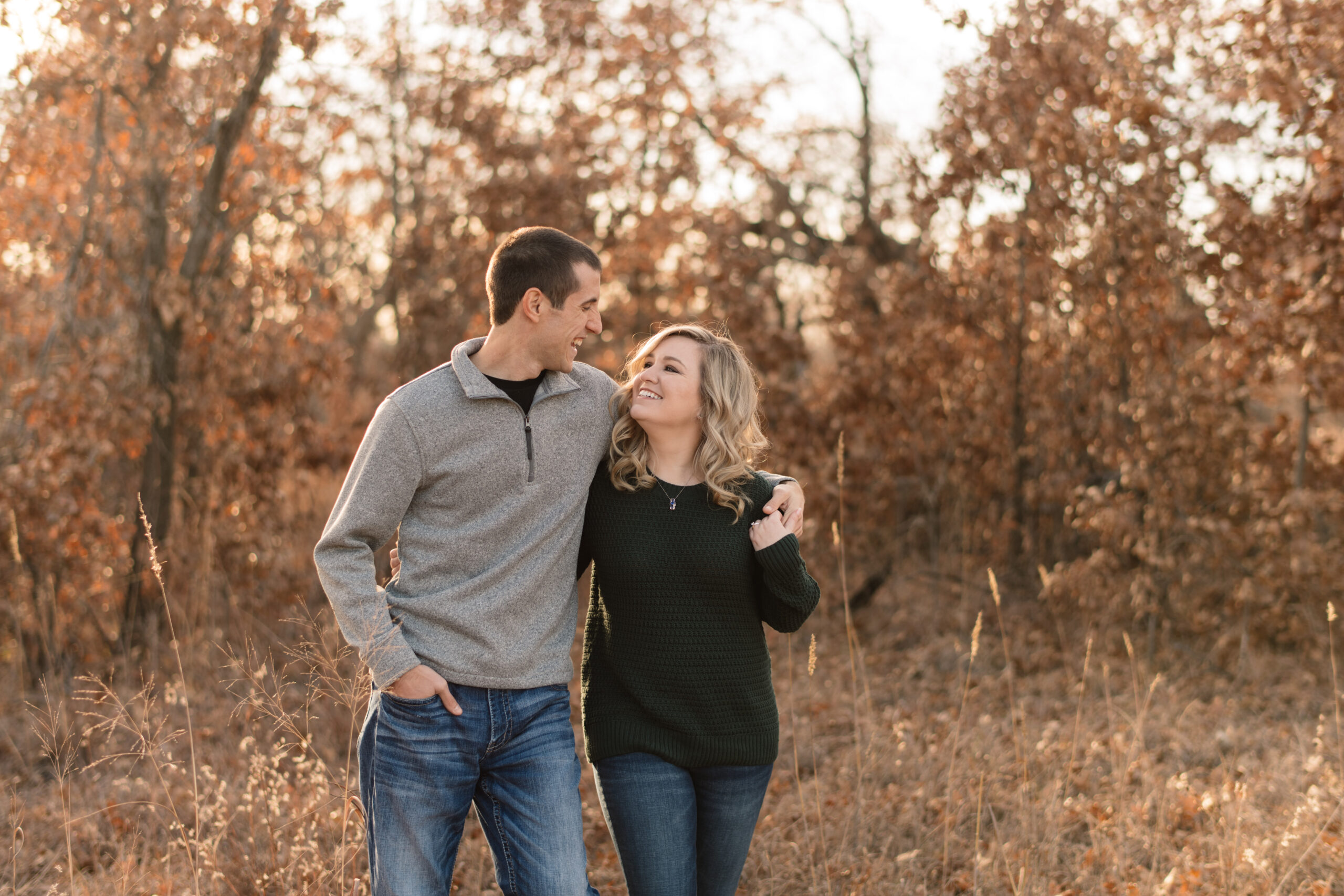 Rock Island Botanical Preserve Cedar Rapids Engagement and Wedding Photography Abby and Erick