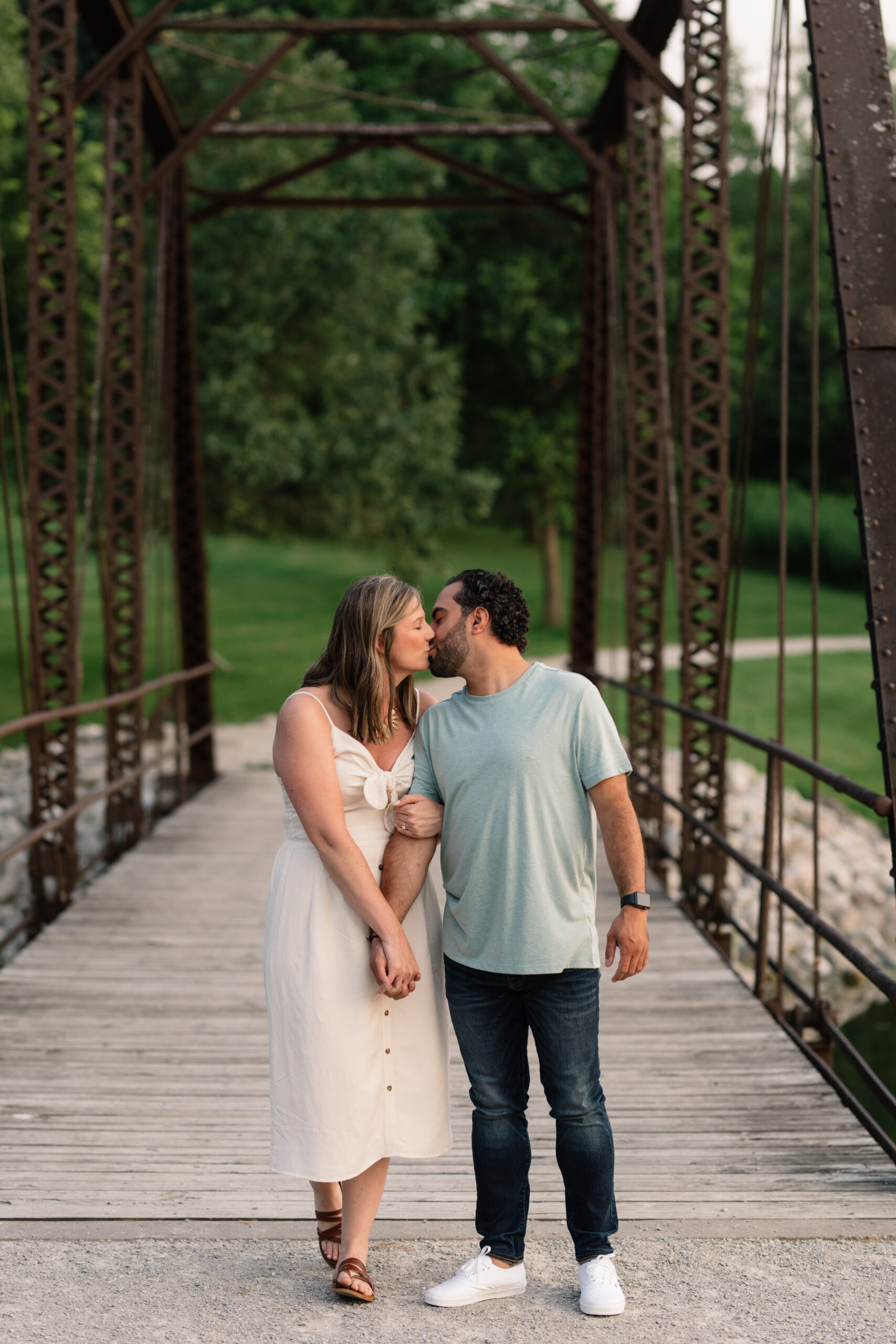 Kent Park Engagement Pictures Cedar Rapids Wedding Photographer Lindsey and Riad