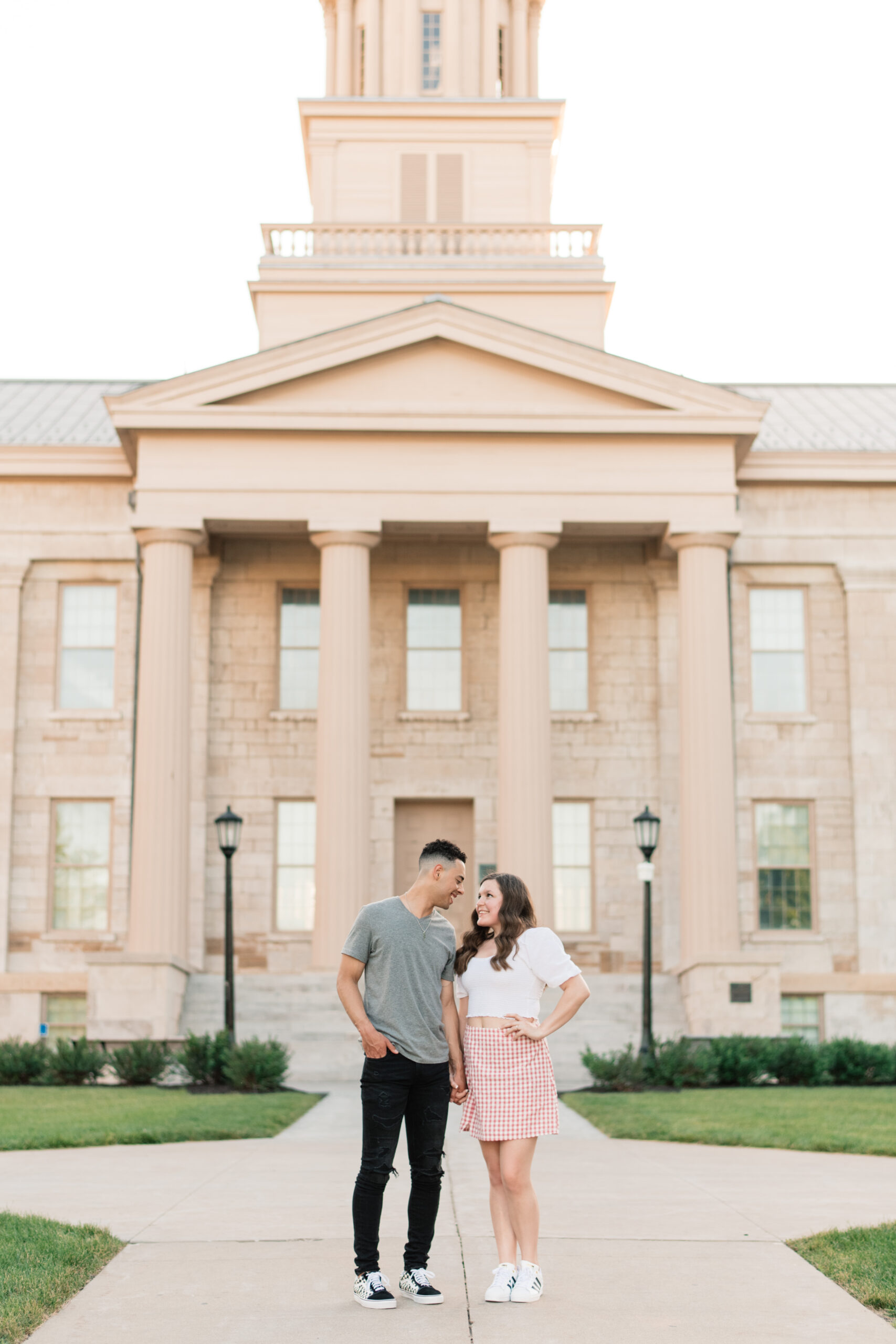 Iowa City Old Capitol Cedar Rapids Engagement and Wedding Photographer Sydney and Jake