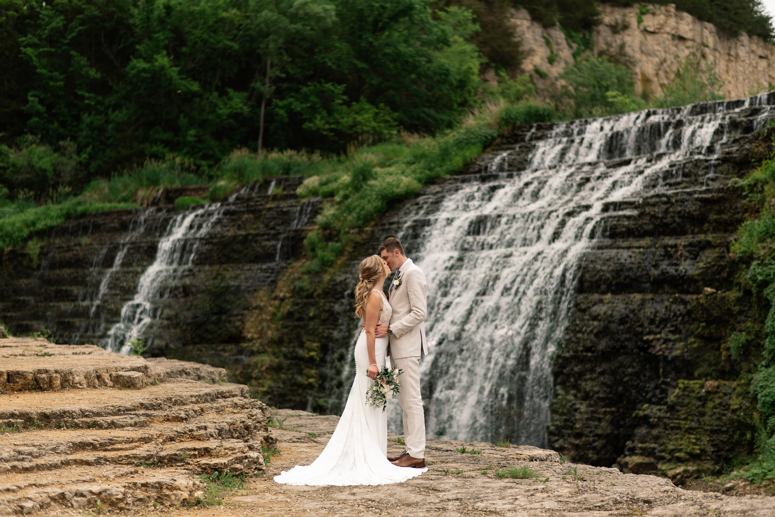 Paramount Theater Cedar Rapids Engagement and Wedding Photographer Izzy and Tom